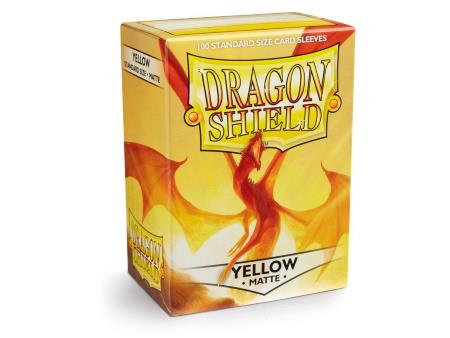 Dragon Shield Matte Sleeves Yellow (100)
