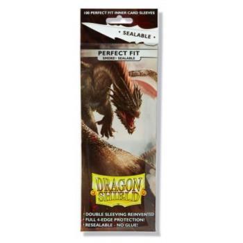 Dragon Shield Perfect Fit Sealable Sleeves Smoke (100)