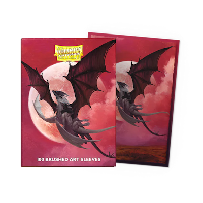 Dragon Shield Brushed Art Sleeves Valentine Dragon 2024 (100)