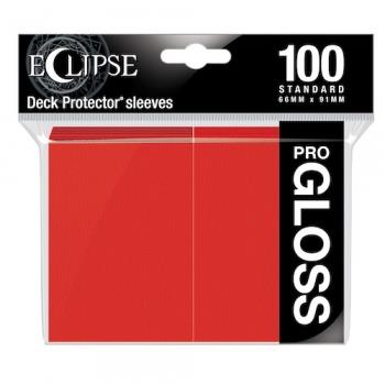 Ultra Pro Gloss Eclipse Sleeves Apple Red (100)