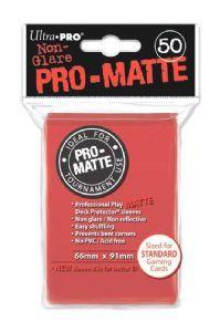 Ultra Pro Matte Sleeves Red (50)