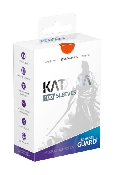 Ultimate Guard Katana Sleeves Orange (100)