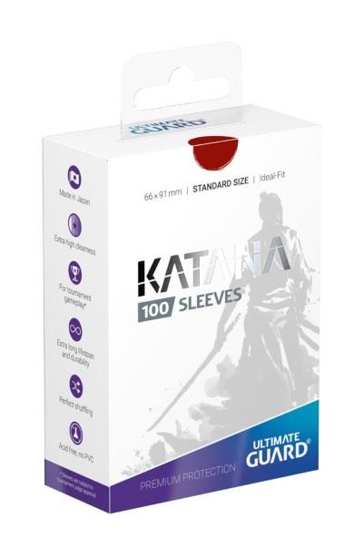 Ultimate Guard Katana Sleeves Rot (100)