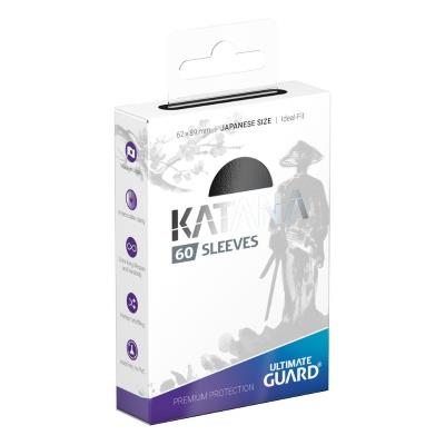 Ultimate Guard Katana Sleeves Small Schwarz (60)