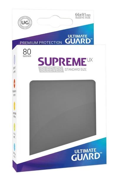 Ultimate Guard Supreme UX Sleeves Grey (80)