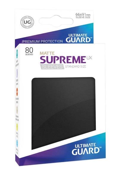 Ultimate Guard Supreme UX Sleeves Matte Black (80)