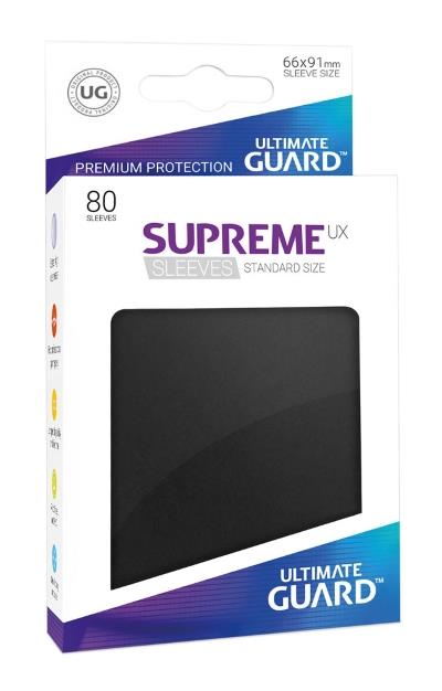 Ultimate Guard Supreme UX Sleeves Black (80)