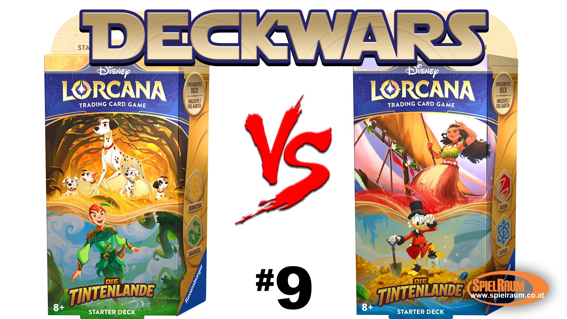 Lorcana Deckwars 9 - Die Tintenlande Starter Decks