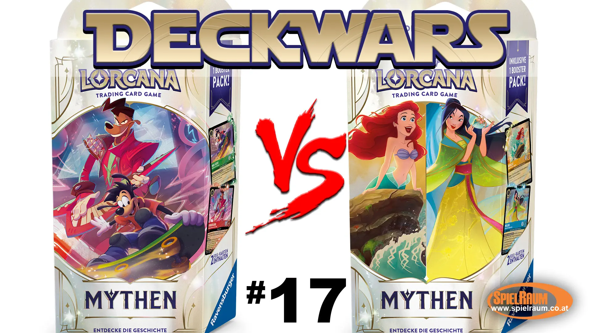 Lorcana Deckwars 17 - Mythen Starter Decks - Rockstars VS. Groupies