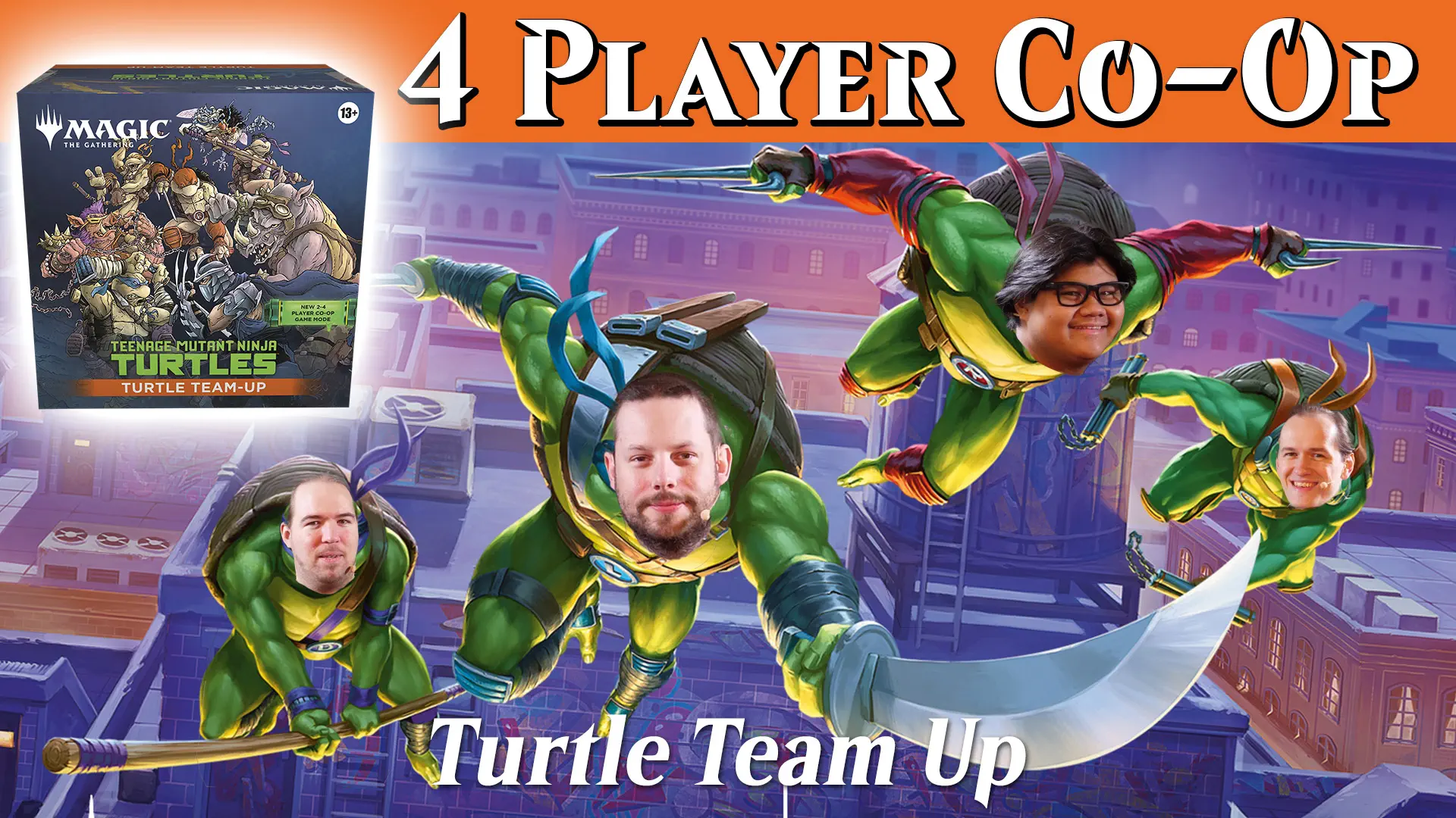 4 Player Co-Op Turtles Team Up Gameplay