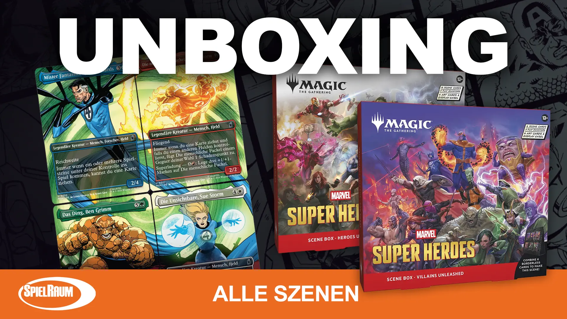 Marvel Super Heroes - alle Szenen (inkl. Scene Boxes)