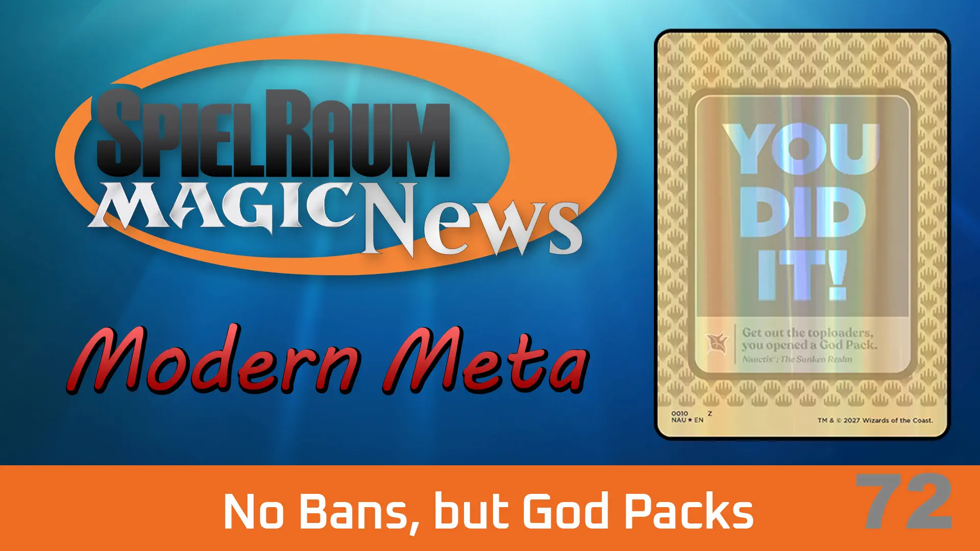 SpielRaum Magic News: No Bans, Modern Meta & God Booster