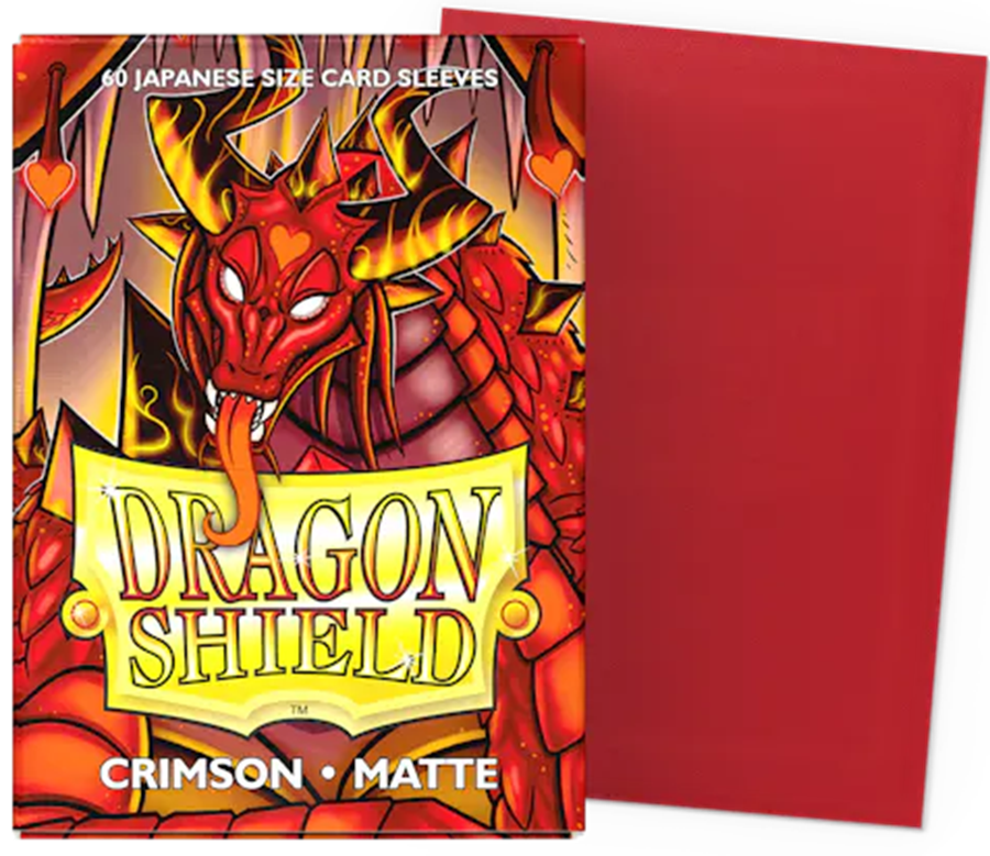 Dragon Shield Japanese Matte - Crimson (60)