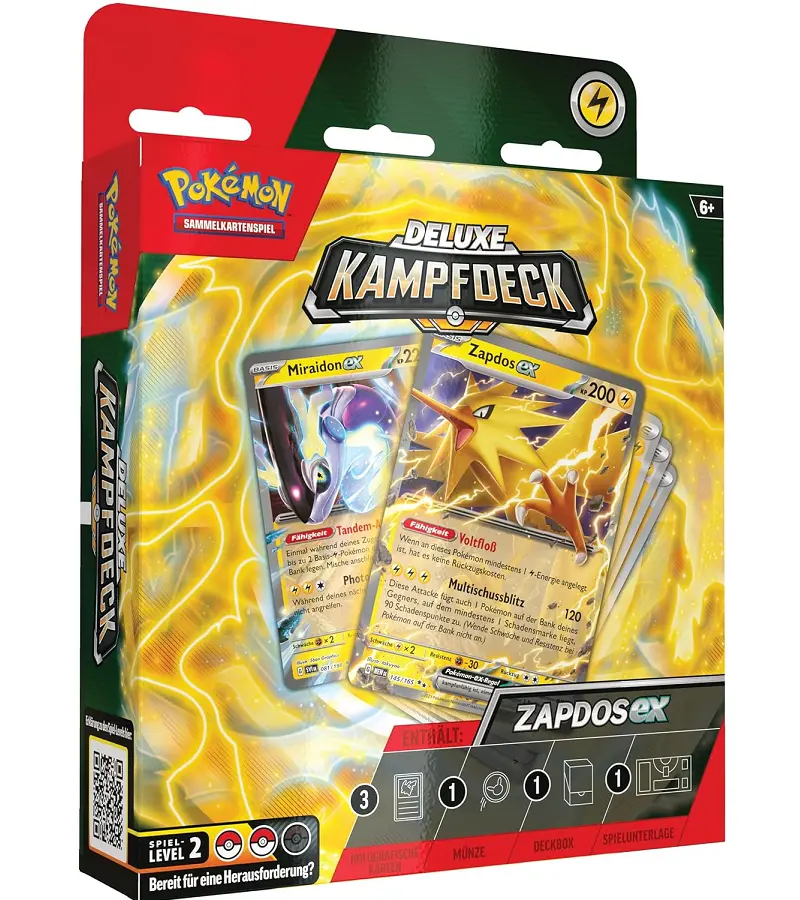 Deluxe Kampf Deck - Zapdos EX (DE)