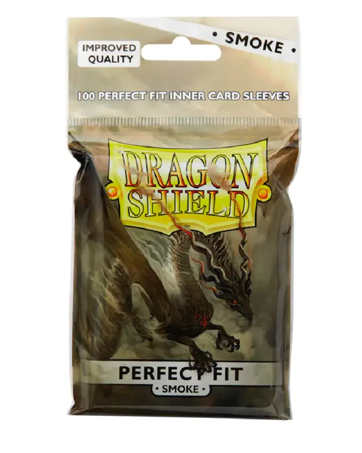 Dragon Shield Perfect Fit Sleeves Smoke (100): Magic: The Gathering Card Sleeves / Schutzhüllen