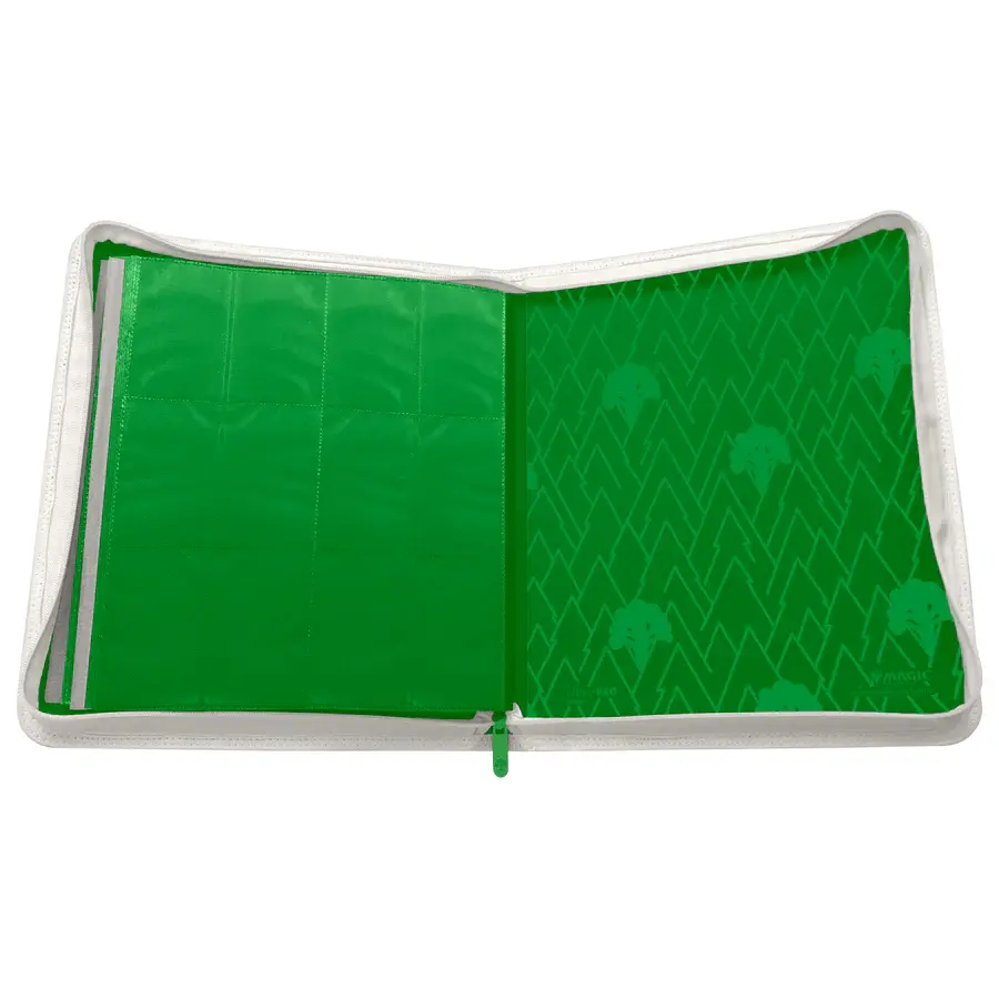 Ultra Pro 8 Mana 12-Pocket Zip Pro Binder Forest for Magic: The Gathering: Magic: The Gathering Magic Kartenalben