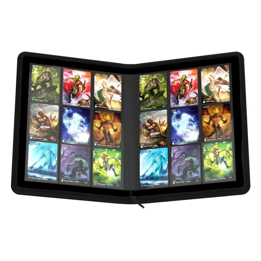 Ultimate Guard ZipFolio 18-Pocket XenoSkin Black: Magic: The Gathering Kartenalben