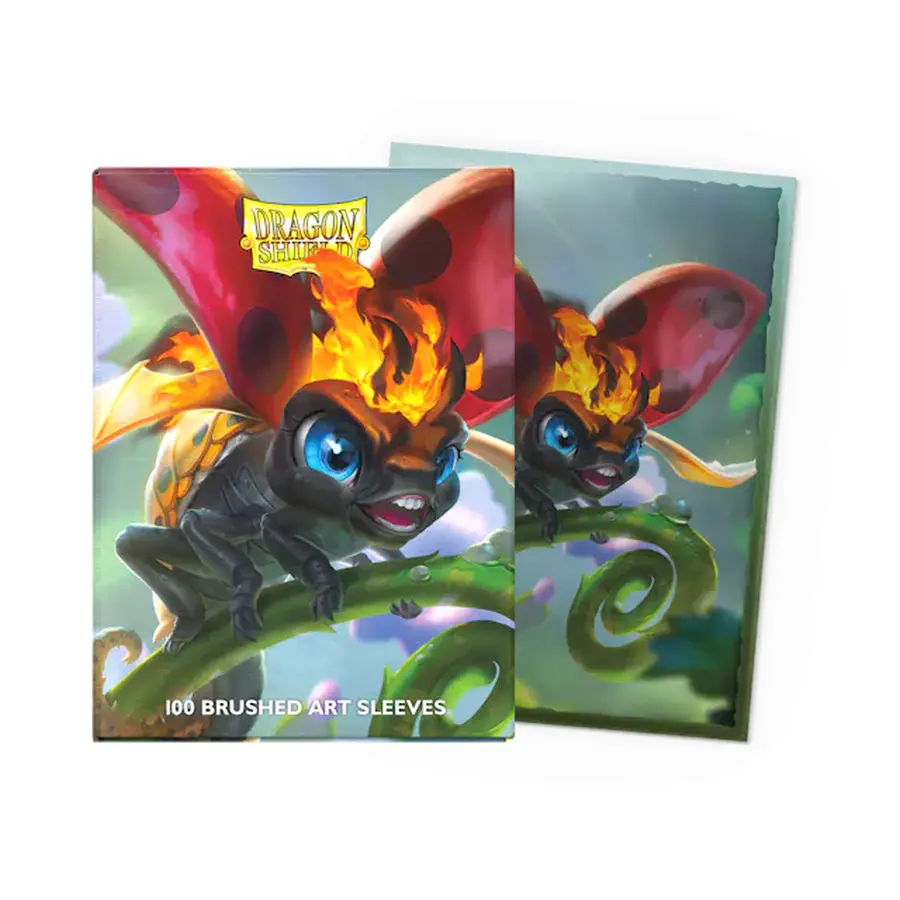 Dragon Shield Brushed Art Sleeves - The Burnbug (100): Magic: The Gathering Card Sleeves / Schutzhüllen
