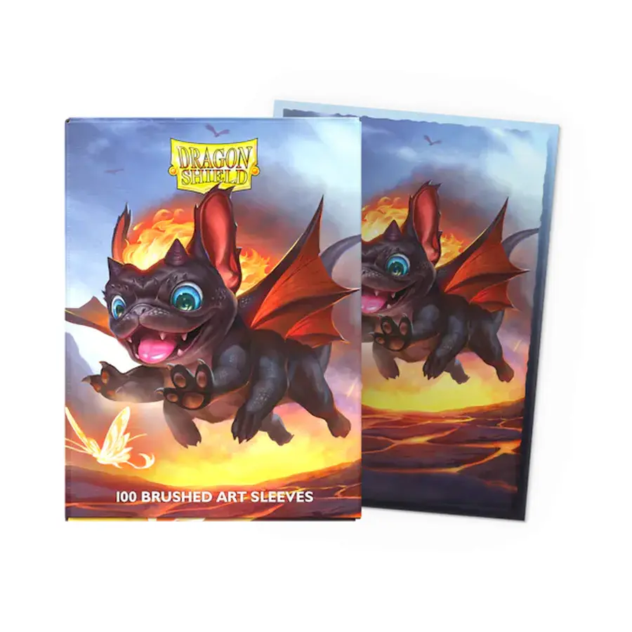 Dragon Shield Brushed Art Sleeves - The Wufdragon (100): Magic: The Gathering Card Sleeves / Schutzhüllen