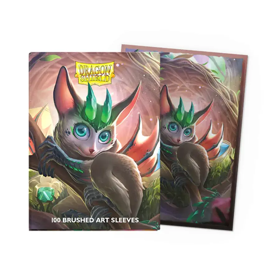 Dragon Shield Brushed Art Sleeves - The Bushdrake (100): Magic: The Gathering Card Sleeves / Schutzhüllen