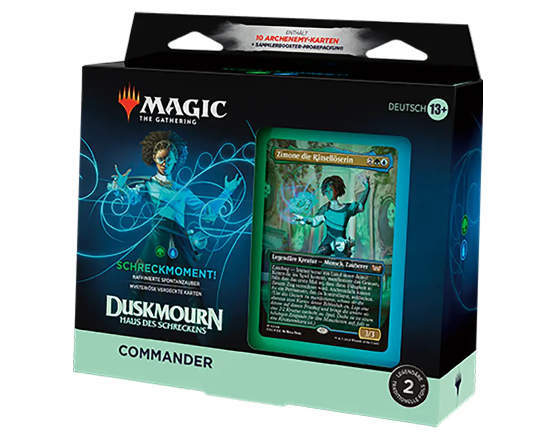 Duskmourn Commander Deck - Schreckmoment! (DE): Magic: The Gathering Magic Decks