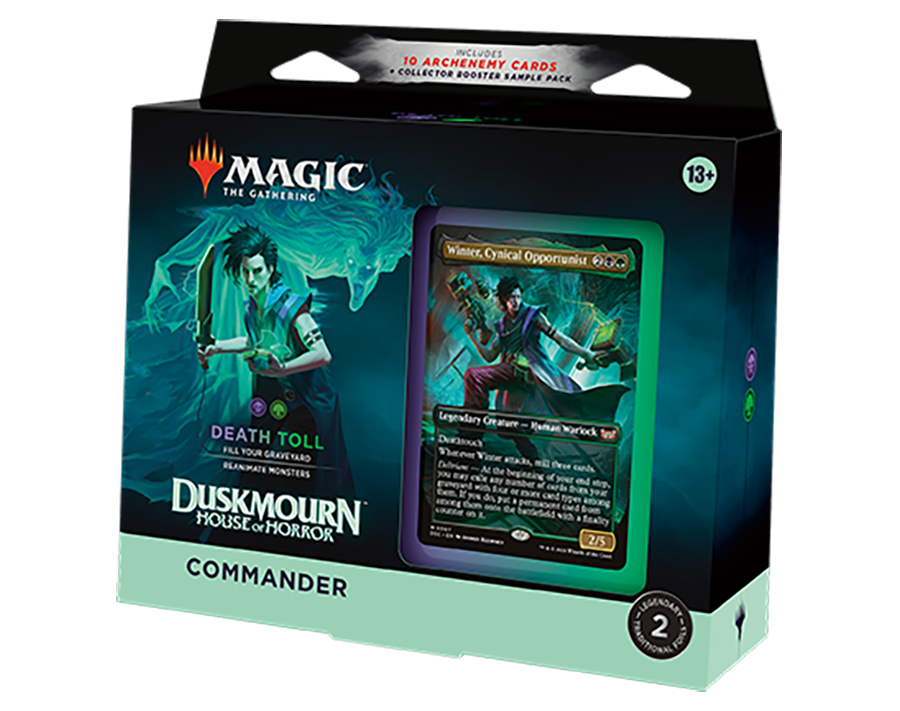 Duskmourn Commander Deck - Death Toll (ENG): Magic: The Gathering Magic Decks