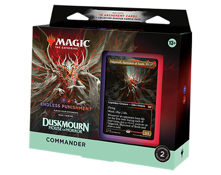Duskmourn Commander Deck - Endless Punishment (ENG): Magic: The Gathering Magic Decks