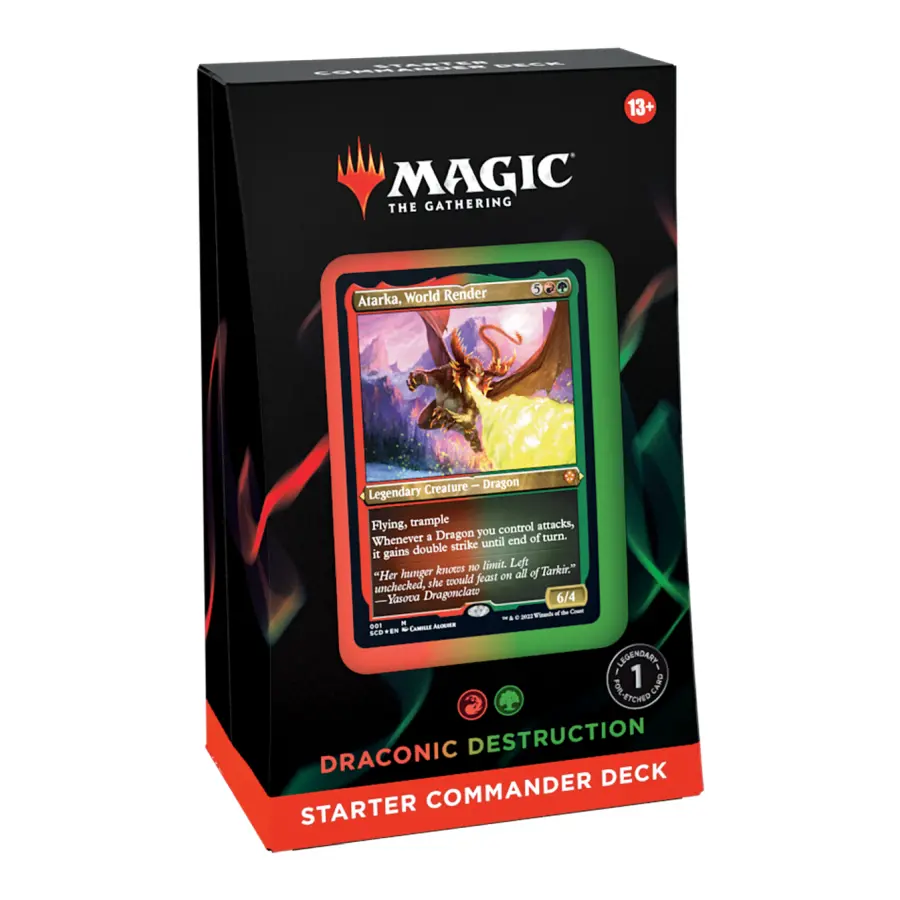 Starter Commander Deck 2022 - Draconic Destruction (ENG): Magic: The Gathering Magic Decks