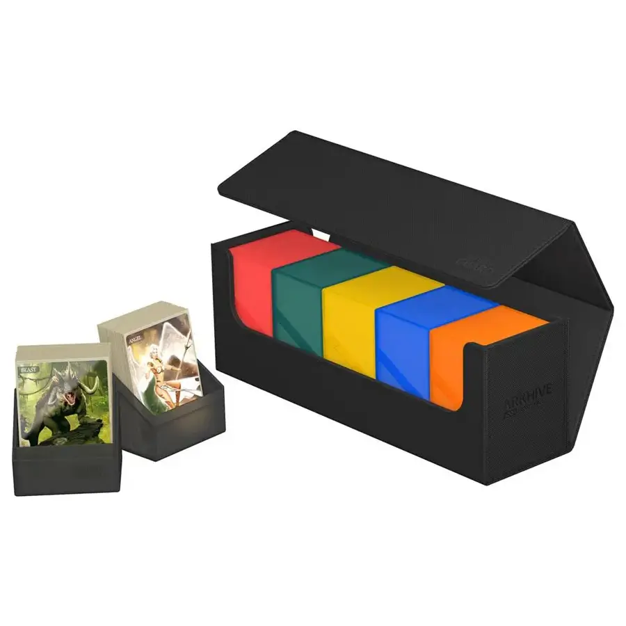 Ultimate Guard Arkhive 400+ XenoSkin Monocolor Black: Riftbound Deck Boxen