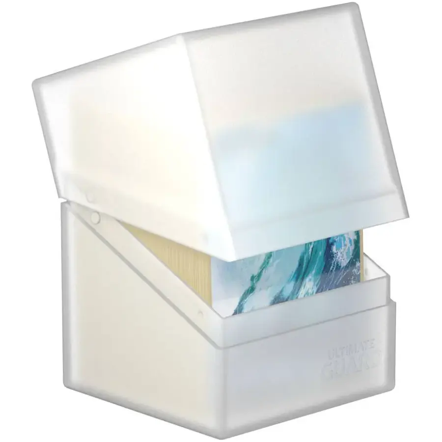 Ultimate Guard Boulder Deck Case 100+ White / Frosted: Riftbound Deck Boxen