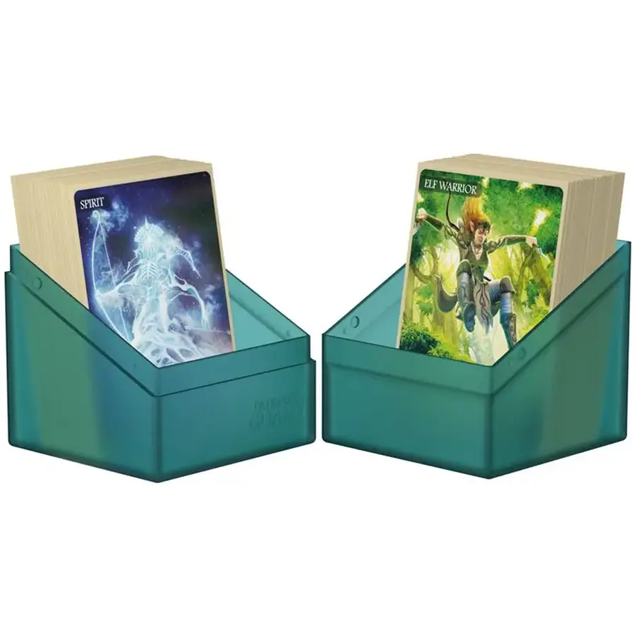 Ultimate Guard Boulder Deck Case 100+ Aqua / Malachite: Riftbound Deck Boxen