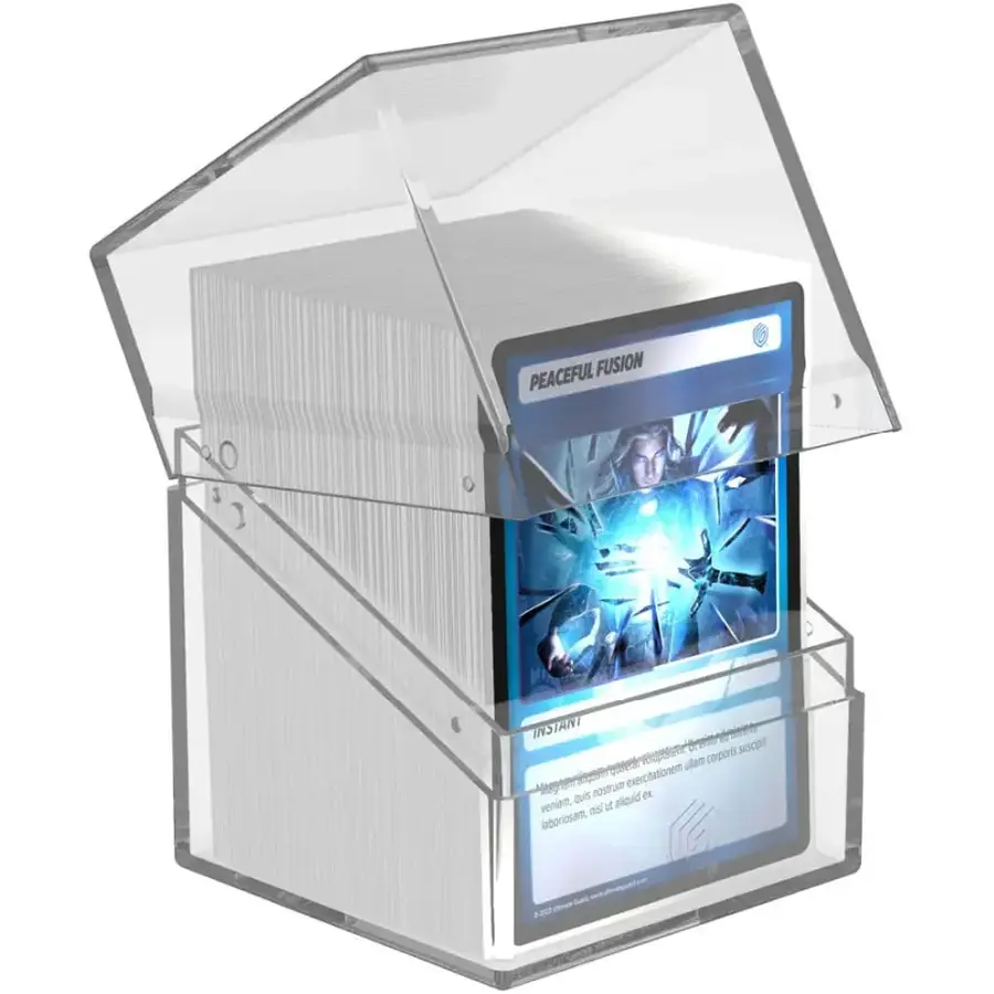 Ultimate Guard Boulder Deck Case 100+ Clear Transparent: Riftbound Deck Boxen