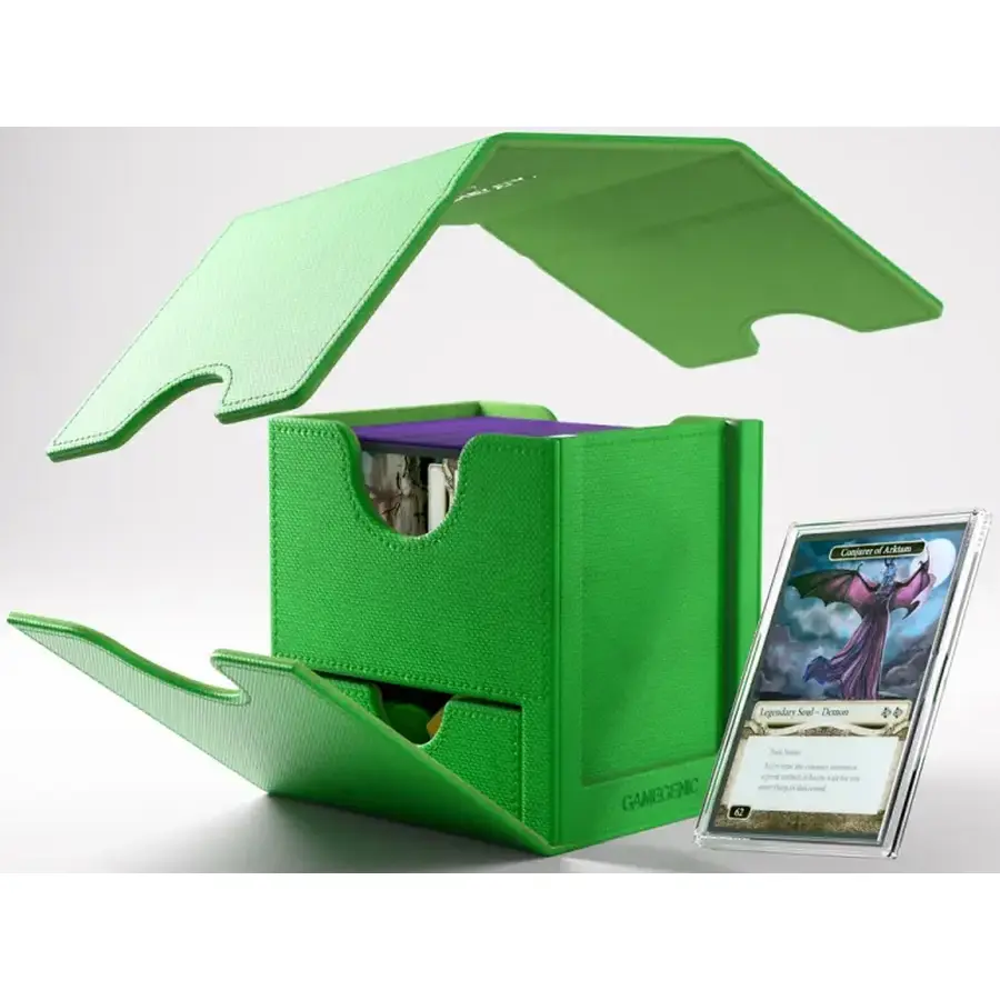 Gamegenic - Sidekick PRO100+ XL (Green): Magic: The Gathering Deck Boxen