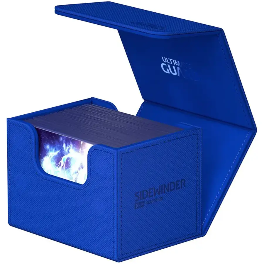 Ultimate Guard SideWinder XenoSkin Monocolor Deck Case 100+ Blue: Riftbound Deck Boxen