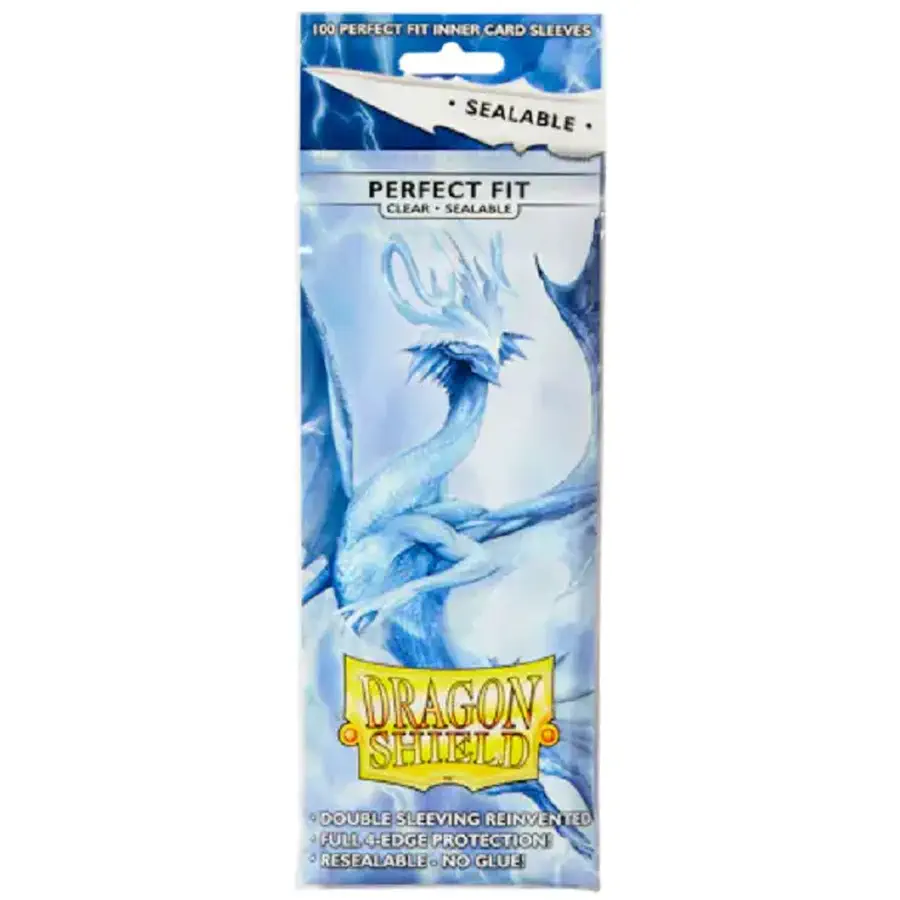 Dragon Shield Perfect Fit Sealable - Clear (100): Magic: The Gathering Card Sleeves / Schutzhüllen
