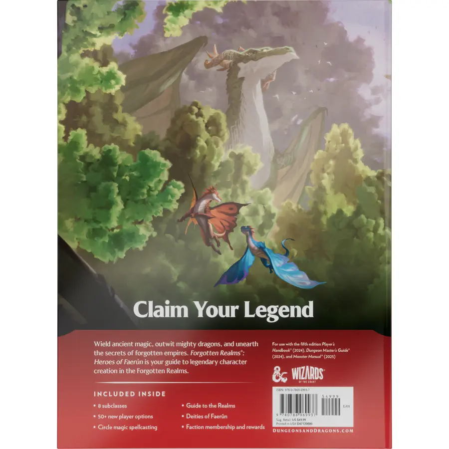 D&D Forgotten Realms: Heroes of Faerun Player Expansion (ENG): Dungeons and Dragons DnD Bücher