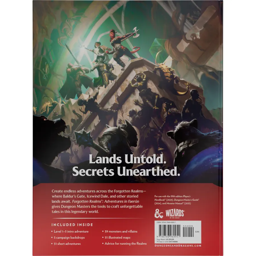 D&D Forgotten Realms: Adventures in Faerun Dungeon Master Expansion (ENG): Dungeons and Dragons DnD Bücher