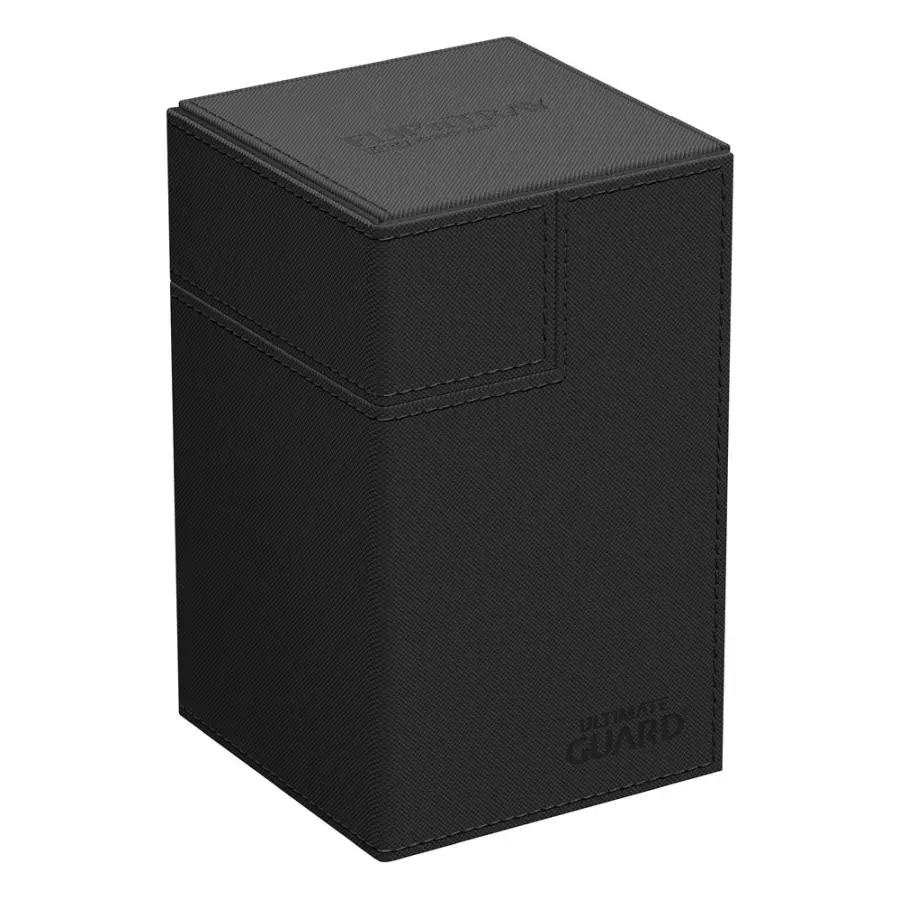 Ultimate Guard Flip'n'Tray Xenoskin Deck Case 100+ Black: Magic: The Gathering Deck Boxen