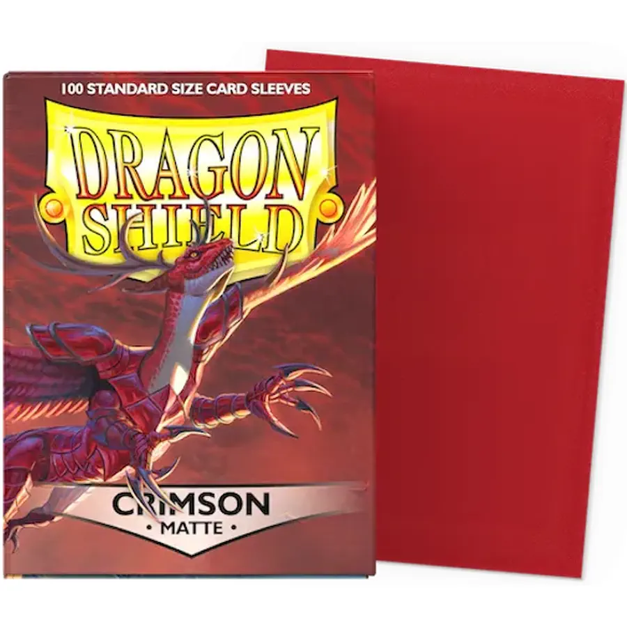 Dragon Shield Matte - Crimson (100)