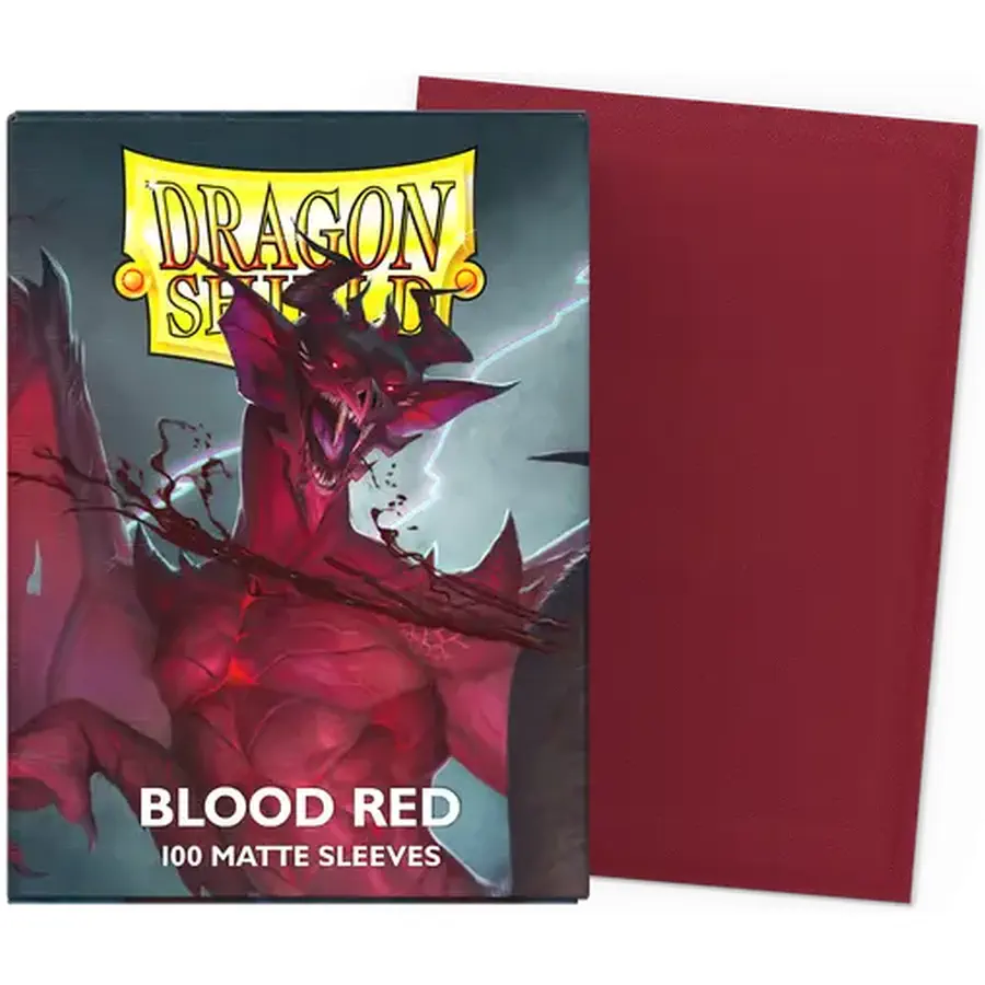 Dragon Shield Matte - Blood Red (100)