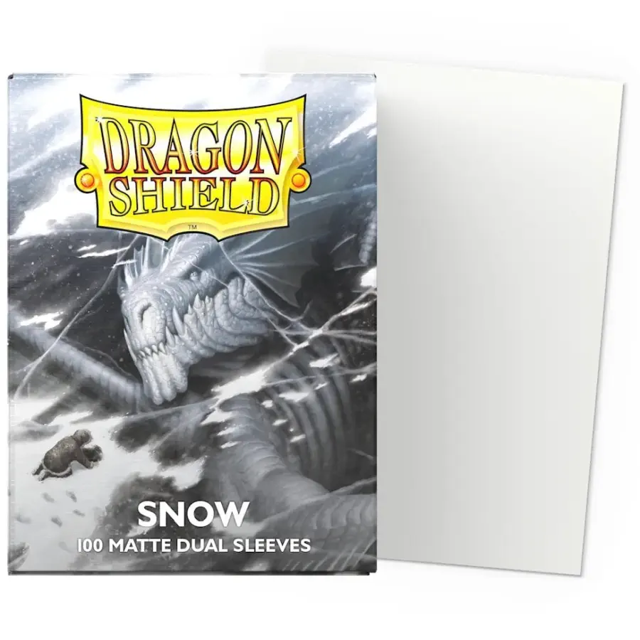 Dragon Shield Matte Dual - Snow (100)