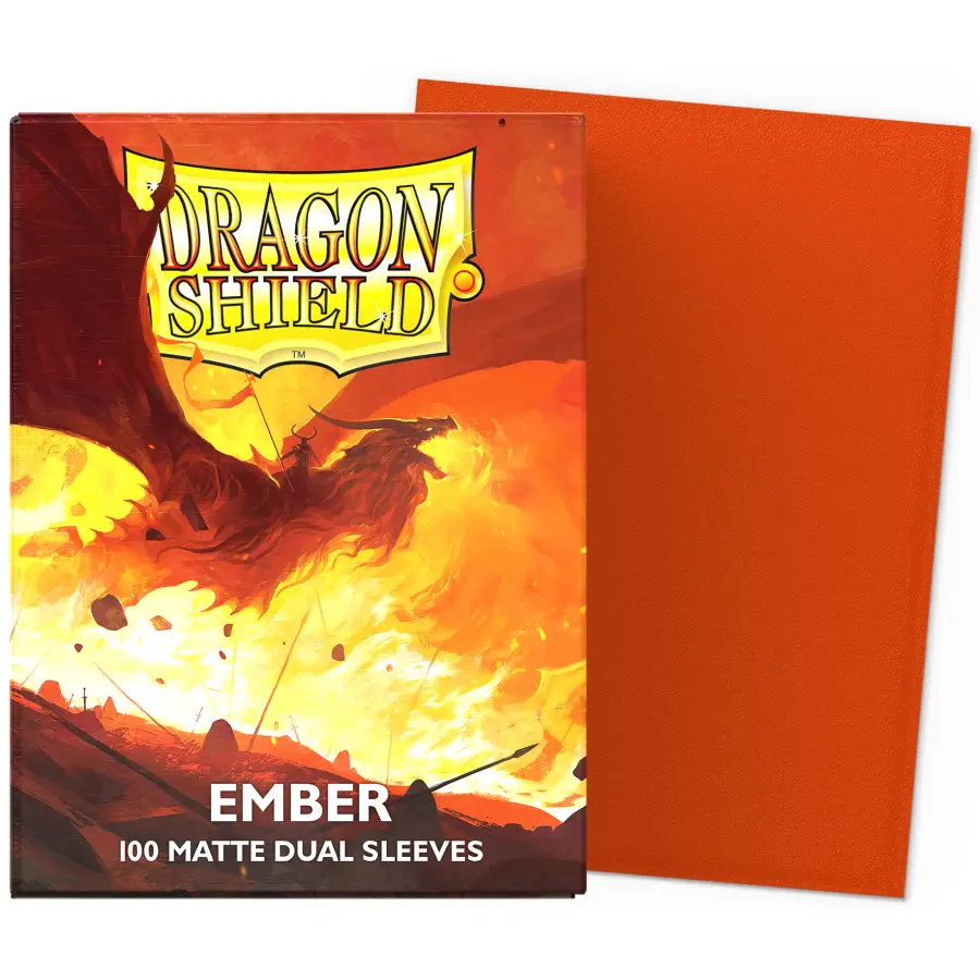 Dragon Shield Matte Dual - Ember (100)