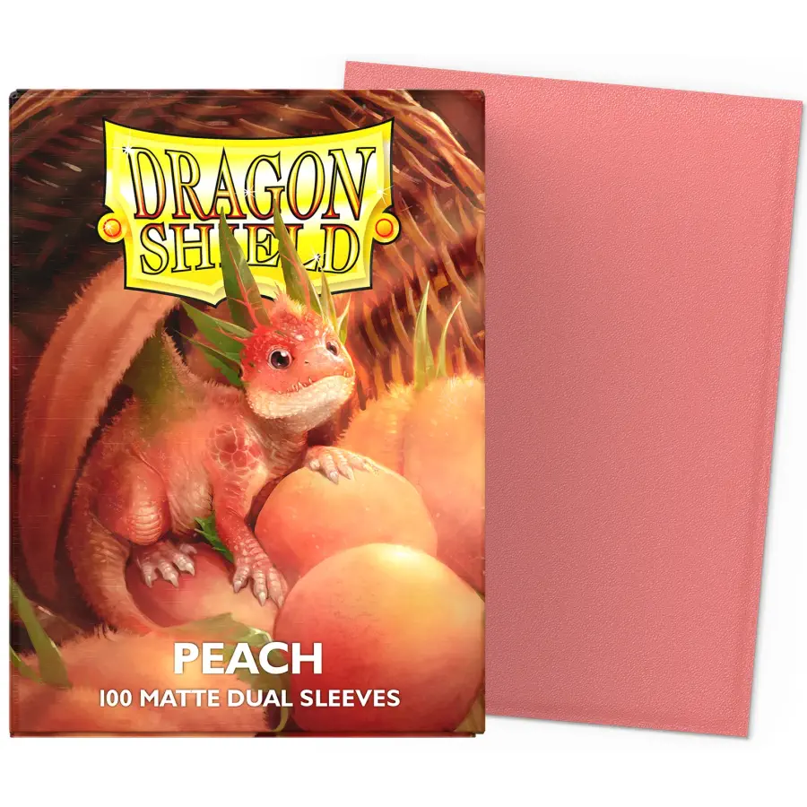 Dragon Shield Matte Dual - Peach (100)