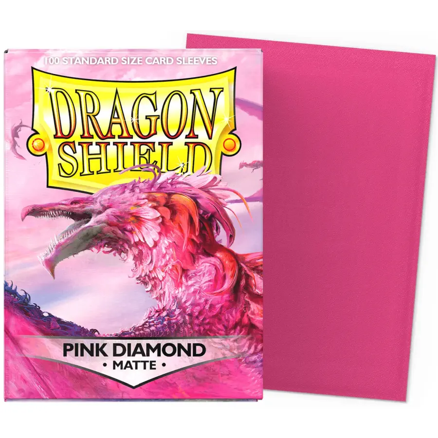 Dragon Shield Matte - Pink Diamond (100)