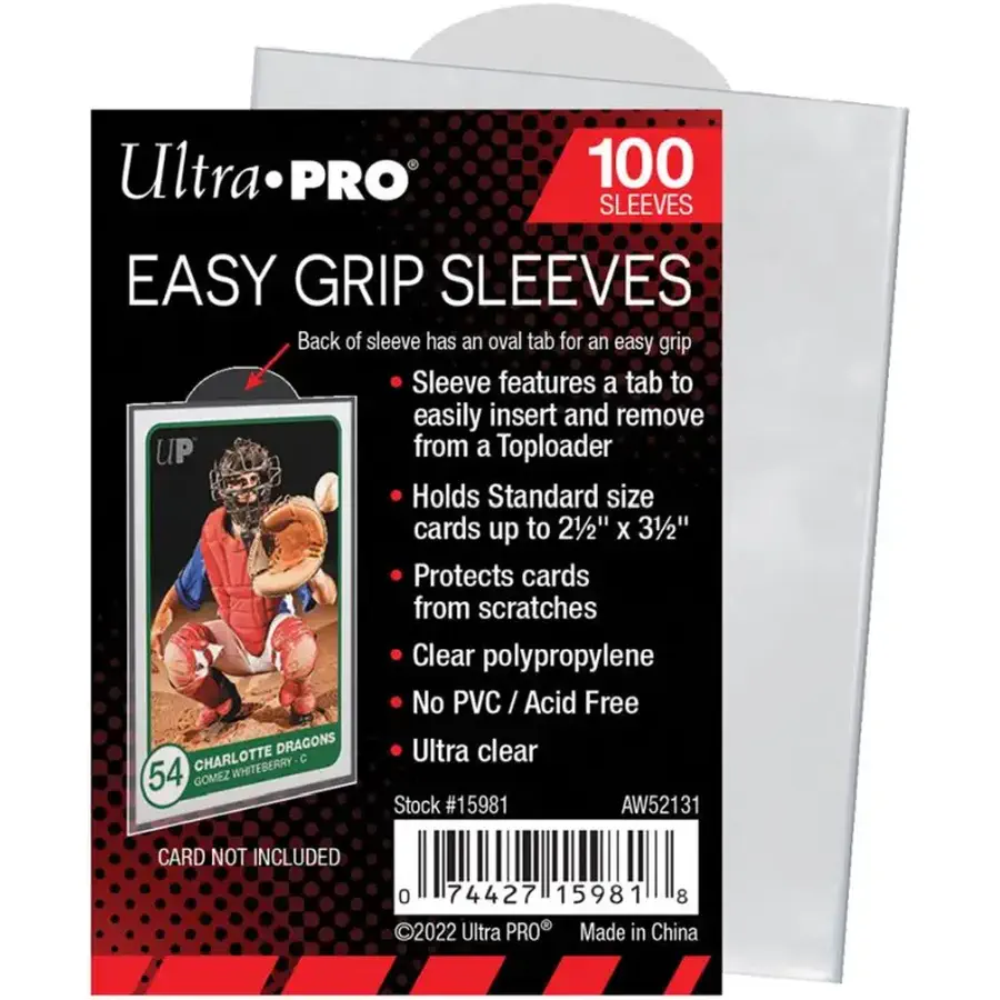 UP - Easy Grip Sleeves (100 Sleeves)