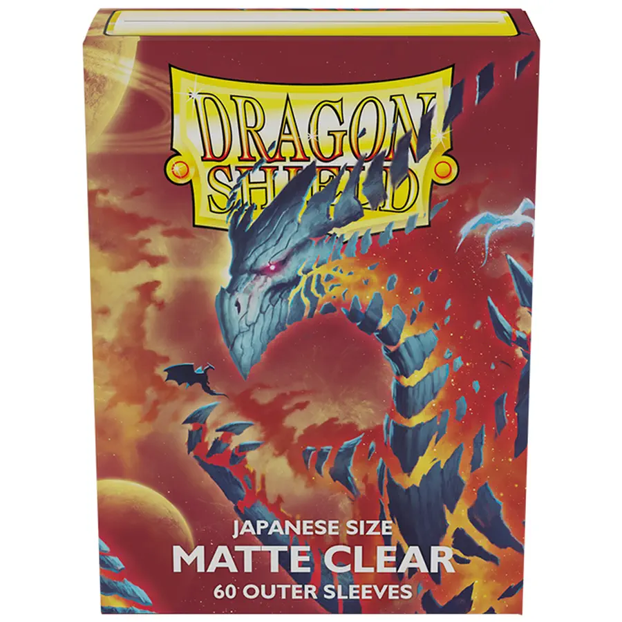 Dragon Shield Japanese Matte Outer Sleeves - Clear (60)