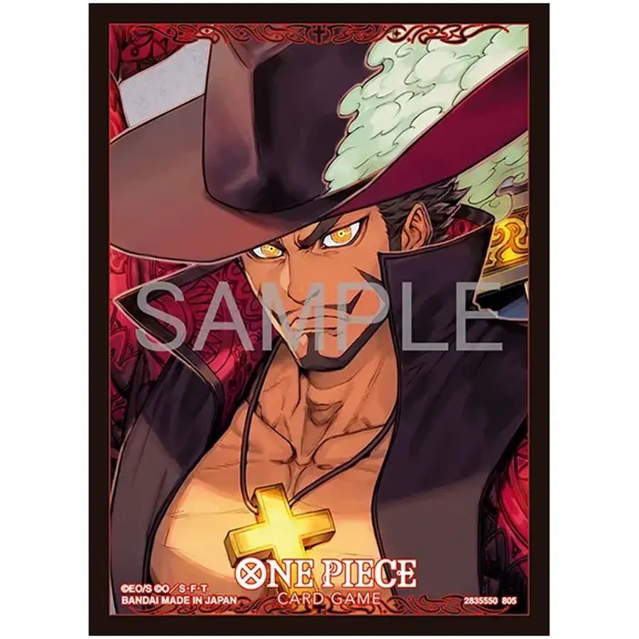 One Piece Card Game Official Sleeves Dracule Mihawk (70): One Piece One Piece Schutzhüllen