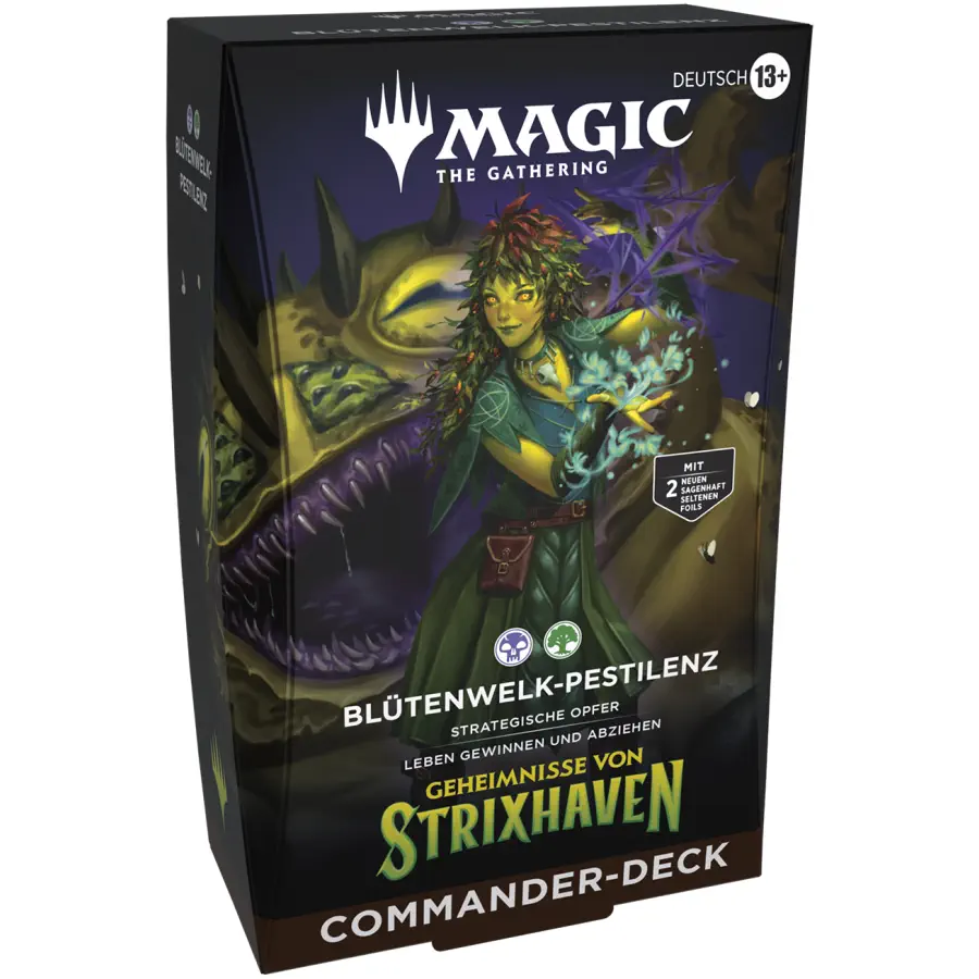 Geheimnisse von Strixhaven Commander Deck - Blütenwelk-Pestilenz (DE): Magic: The Gathering Magic Decks