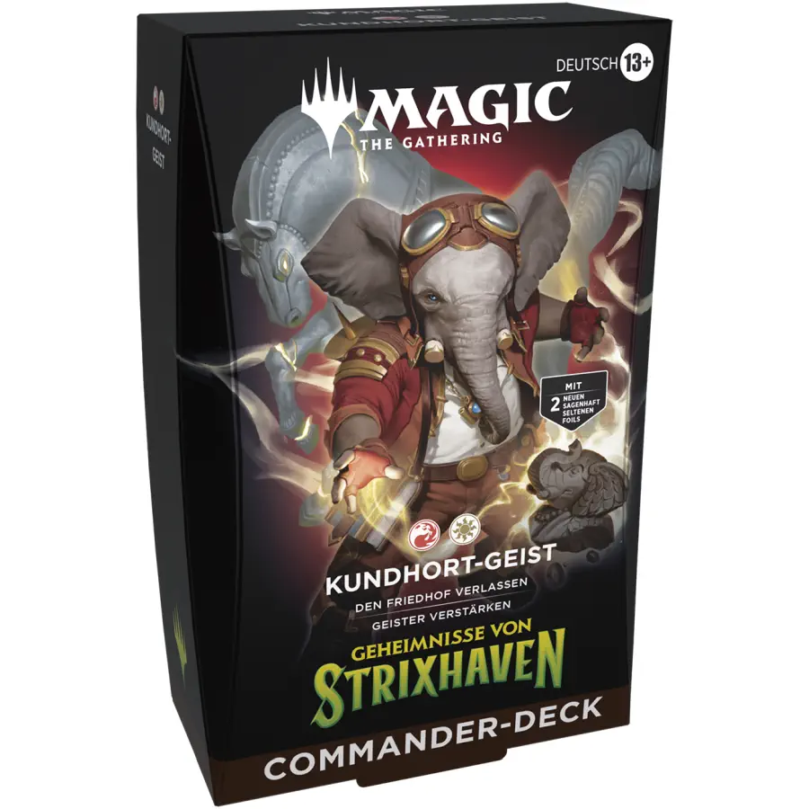 Geheimnisse von Strixhaven Commander Deck - Kundhort-Geist (DE): Magic: The Gathering Magic Decks