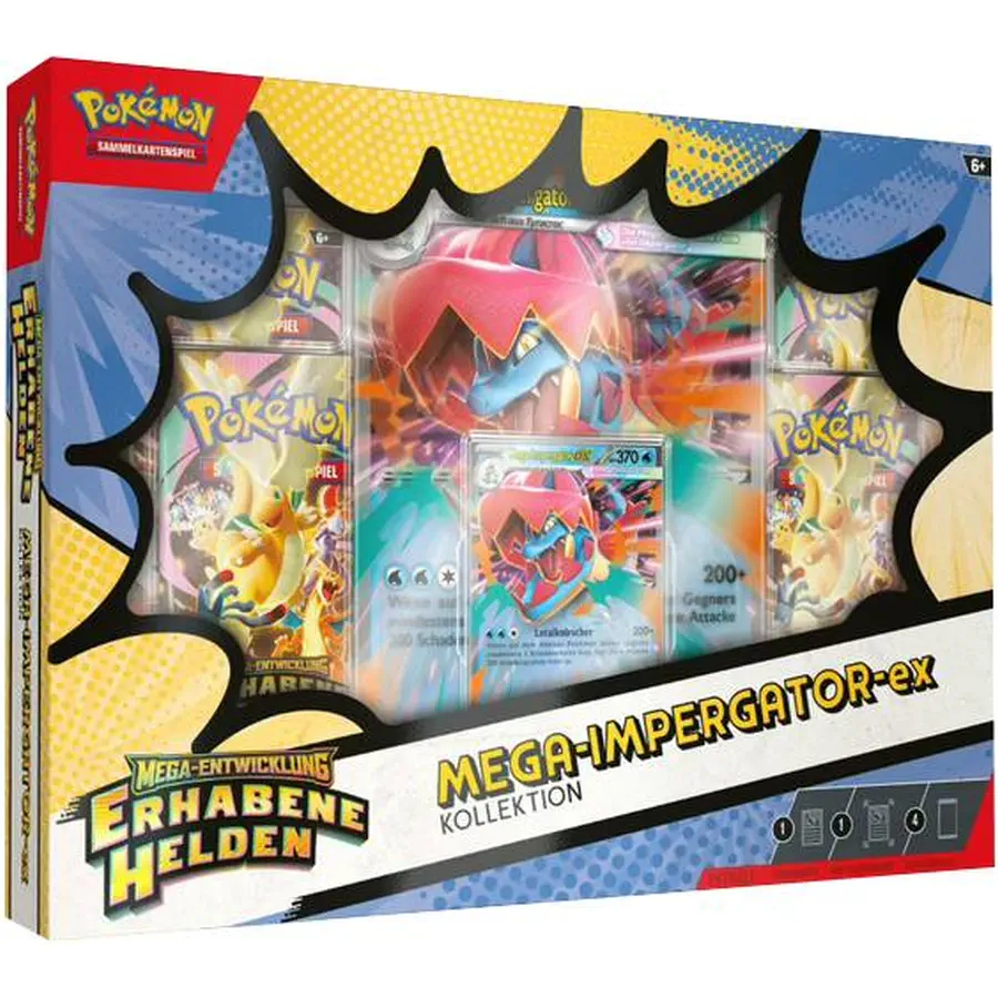Erhabene Helden ASC Mega Impergator EX Kollektion (DE): Pokemon Pokemon Kollektionen